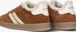 bruine woolrich lage sneakers double u.t women