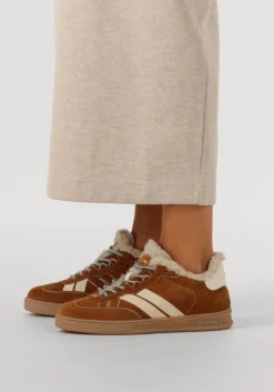 bruine woolrich lage sneakers double u.t women
