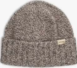 bruine woolrich muts mouline beanie