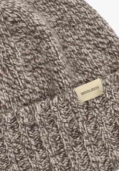 bruine woolrich muts mouline beanie