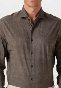 bruine xacus klassieke overhemden active shirt 520ml