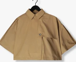 camel co'couture trenchcoats francis crop cape jacket