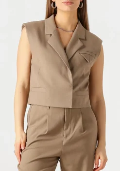 camel copenhagen muse gilet cmtailor-short waiscoat