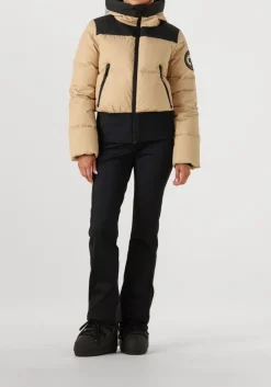 camel goldbergh coltrui mira long sleeve knit sweater