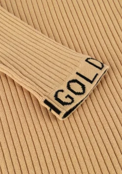 camel goldbergh coltrui mira long sleeve knit sweater