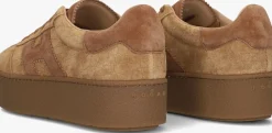 camel hogan lage sneakers h681 allacciato h