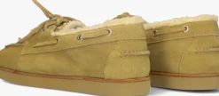 camel posa loafers deck loafer shearling