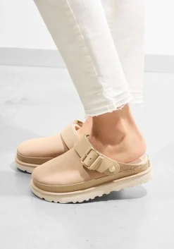 camel ugg slippers w goldenstar villa clog