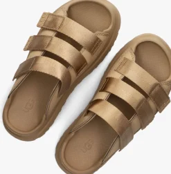 camel ugg slippers w goldenstar slide