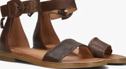 cognac ayana platte sandalen m05060