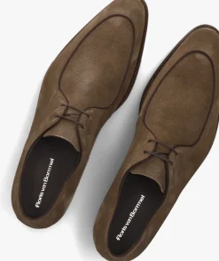 cognac floris van bommel nette schoenen sfm-30325 de stapper