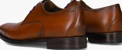 cognac floris van bommel nette schoenen sfm-30310 de loper