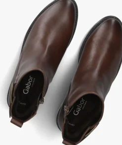 cognac gabor enkellaarsjes 702.3