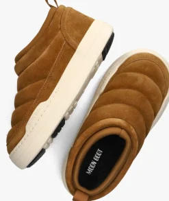 cognac moon boot snowboots mb park soft suede