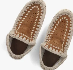 cognac mou hoge sneakers eskimo sneaker