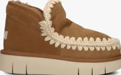 cognac mou vachtlaarzen eskimo bounce sneaker