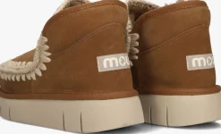 cognac mou vachtlaarzen eskimo bounce sneaker
