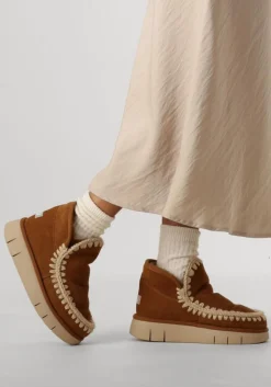 cognac mou vachtlaarzen eskimo bounce sneaker