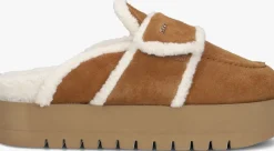 cognac nubikk instappers teddy fur