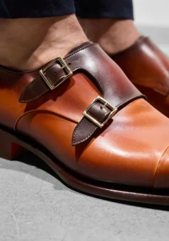 cognac santoni nette schoenen ira