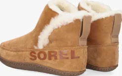 cognac sorel pantoffels nakiska bootie