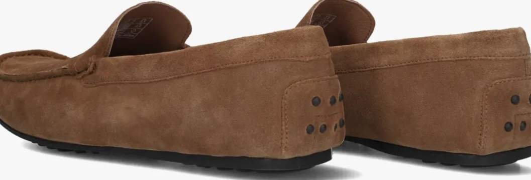 cognac stefano lauran mocassins 2 gesp bio slipper