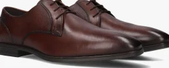 cognac stefano lauran nette schoenen 84708