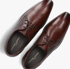 cognac stefano lauran nette schoenen 84708