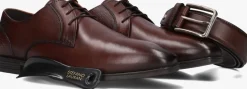 cognac stefano lauran nette schoenen 84708