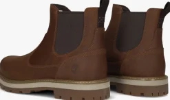 cognac timberland chelsea boots britton road mid chelsea
