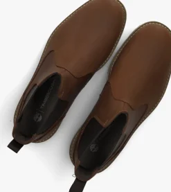 cognac timberland chelsea boots britton road mid chelsea