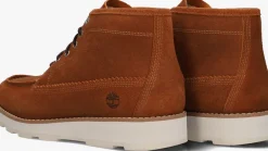 cognac timberland veterboots britton mills mid lace up chukka