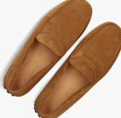 cognac tod's mocassins mocassino gommino 22l