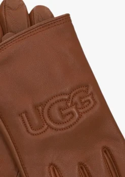 cognac ugg handschoenen shorty logo glove