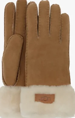 cognac ugg handschoenen turn cuff glove