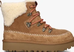 cognac ugg snowboots classic alpine lace-up