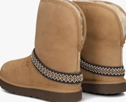 cognac ugg vachtlaarzen classic short crescent