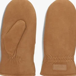 cognac warmbat handschoenen mitten women
