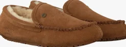 cognac warmbat pantoffels earlwood