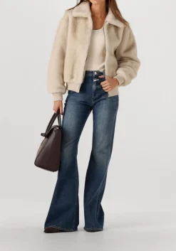 creme alter ego faux fur jas linn