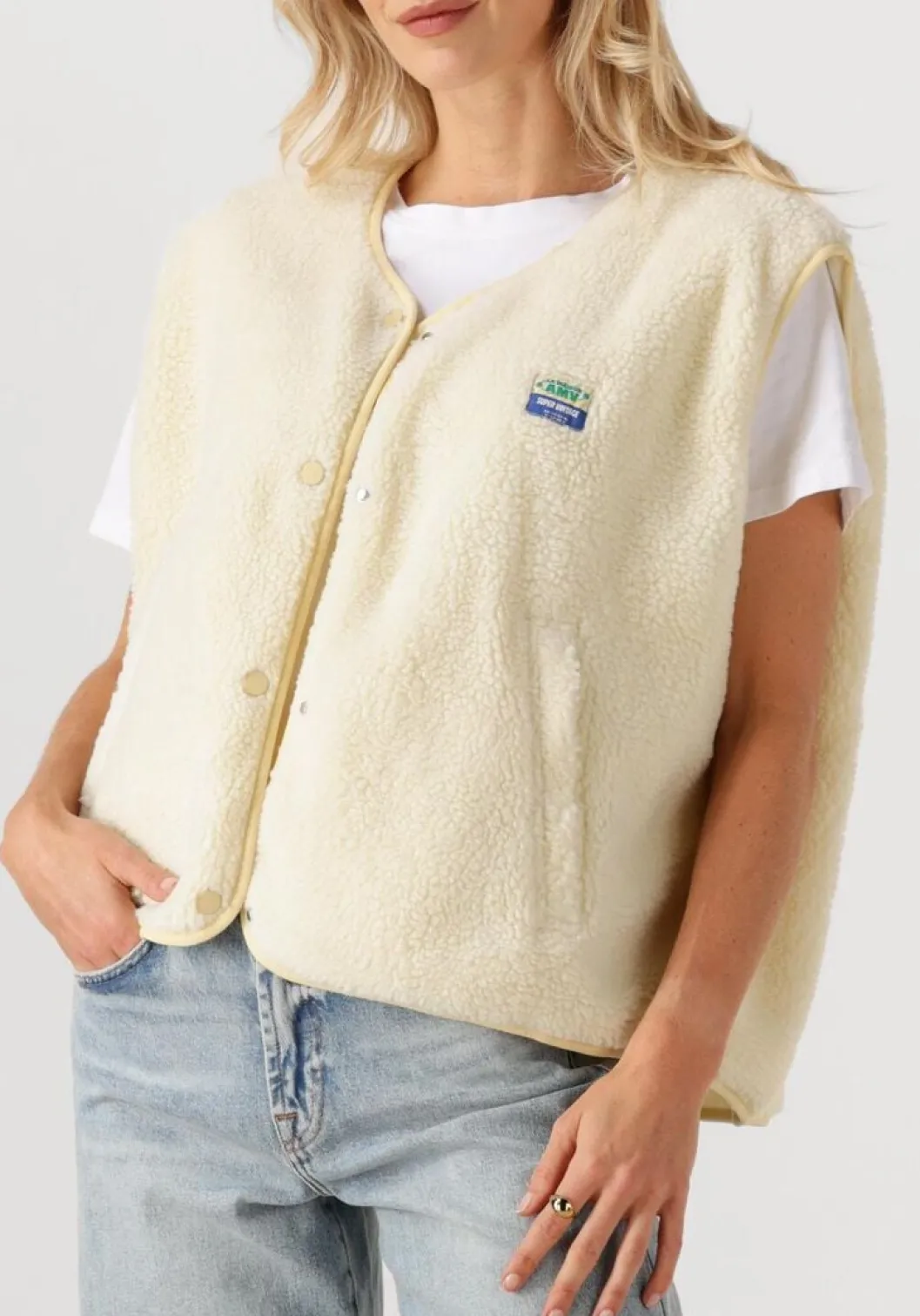 creme american vintage gilet hoktown