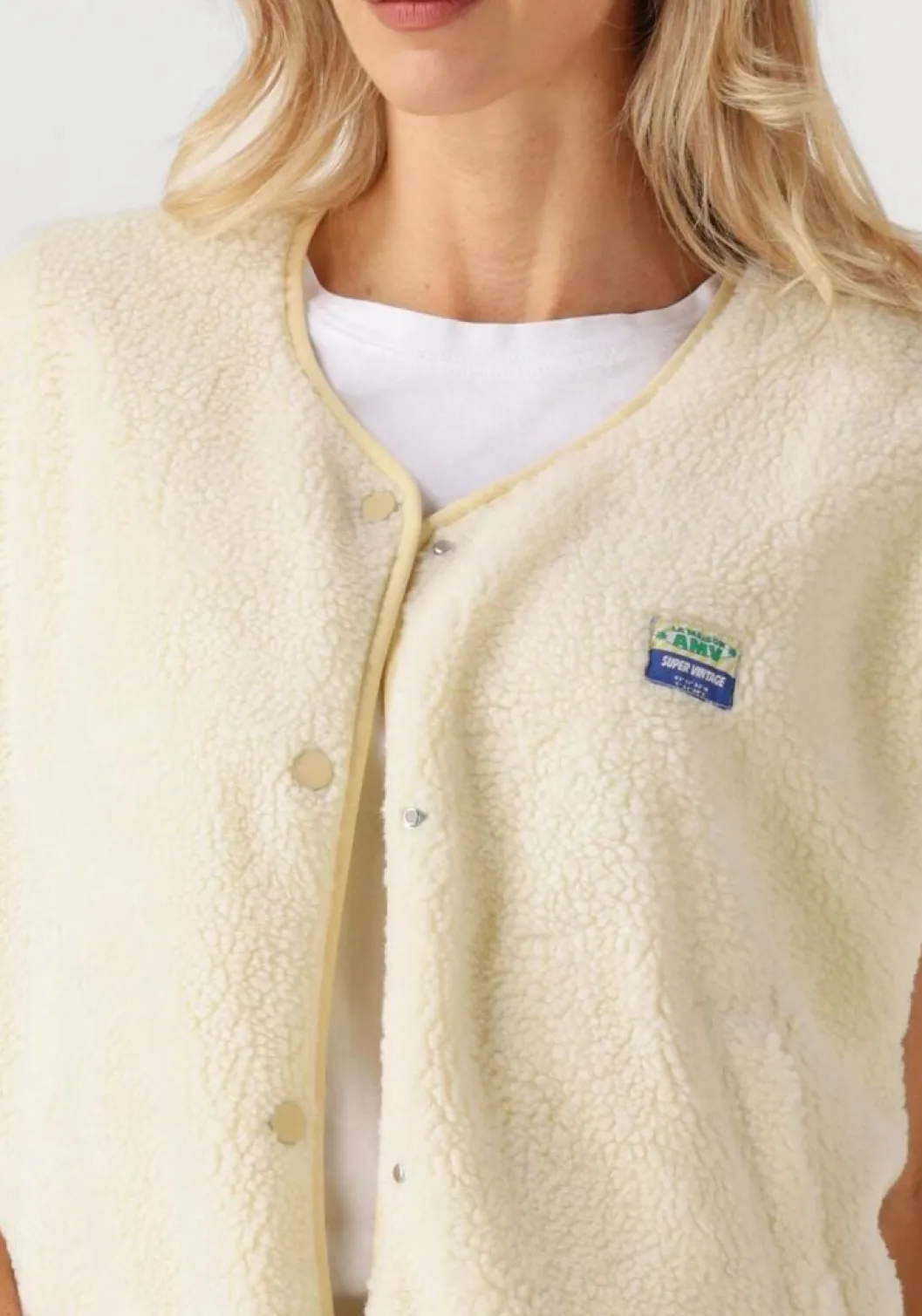 creme american vintage gilet hoktown