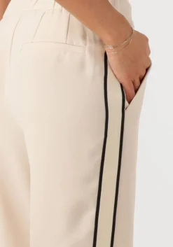 creme dante6 wijde broek hush taped tailored pants