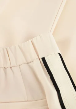 creme dante6 wijde broek hush taped tailored pants