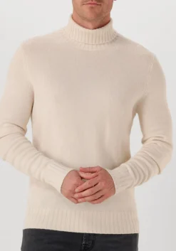 creme leurink knit coltrui trani col