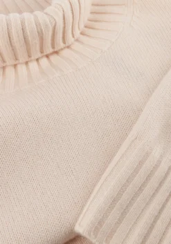 creme leurink knit coltrui trani col
