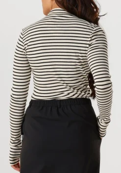 creme penn & ink trui longsleeve stripe