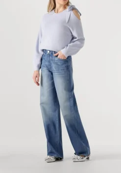 dante6 nuit coated wide leg jeans