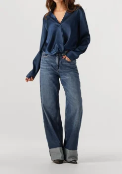 donkerblauwe amaya amsterdam blouses quinty