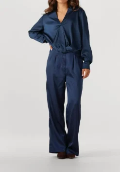 donkerblauwe amaya amsterdam wijde broek lola